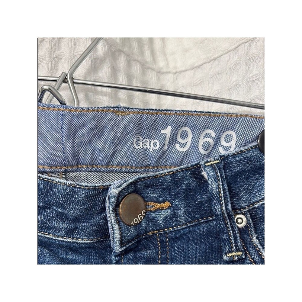 GAP 1969 Dark Blue Denim Jeans Size 25/0 - Picture 2 of 8